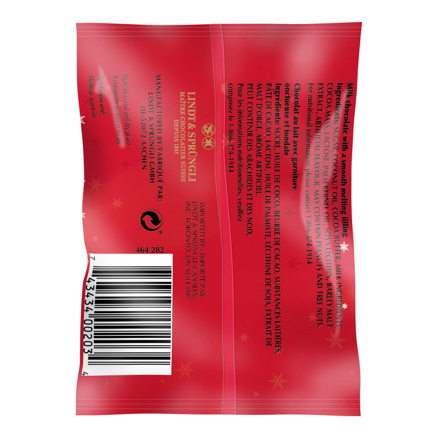 Lindt Lindor Melting Moment Milk Chocolates