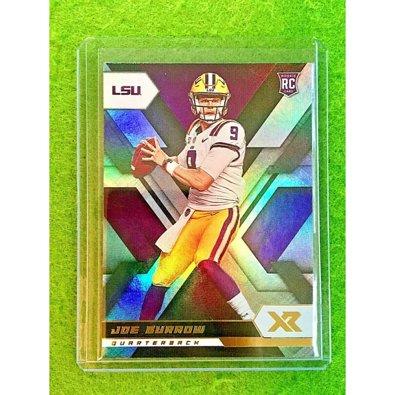 JOE BURROW SILVER PRIZM ROOKIE CARD LSU 2020 Chronicles XR Joe Burrow RC BENGALS
