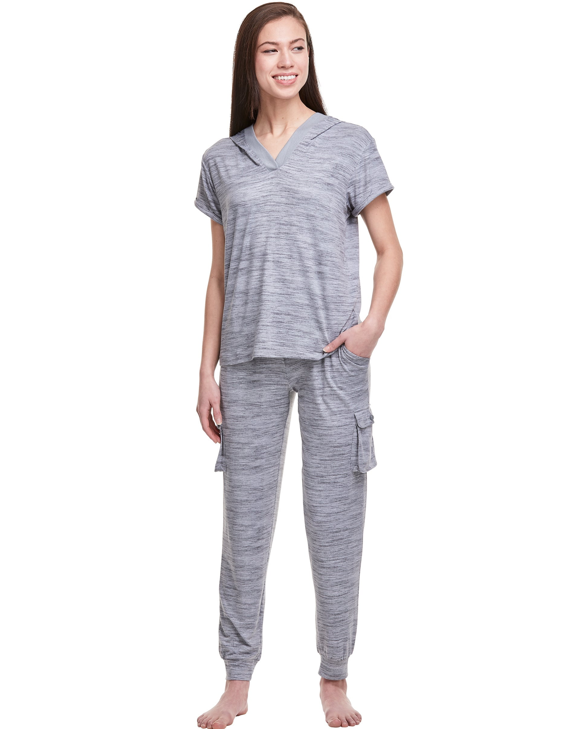 Hanes All Natural Hoodie Jogger Lounge 