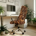 thumbnail image 3 of Renewold Deer Camo Hunting Forest Brown Office Chair Cover Decorative Rotating Chair Slipcover Soft Stretch Chair Protector Cover for Desk Computer Chair with Elastic Bottom, S, 3 of 7