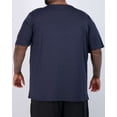 thumbnail image 4 of Real Essentials 3 Pack: Mens Big & Tall V-Neck Short-Sleeve Tech Stretch Dry-Fit T-Shirt (3X Tall-5X Tall), 4 of 6