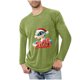 thumbnail image 1 of Blusas y camisas de manga larga con cuello redondo para hombre, deportivas, fitness, hogar, pijamas navideños estampados, camiseta de manga larga con cuello redondo, blusa de poliéster para hombre, 1 of 3