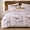Bean Pink Texture, variant on 100% Cotton Double Gauze Striped Duvet Cover Set Queen Size,Mist Blue Wide Stripe Pattern Soft Breathable Cotton Bedding Set Modern Minimalist 3 Piece Quilt Duvet Set for All Seasons