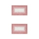 thumbnail image 4 of Injueey Alfombra de baño moderna con textura y parte inferior antideslizante, lavable a máquina, caja fuerte geométrica para baño, rosa, Rosa 40*60cm 2Conjunto, 4 of 6