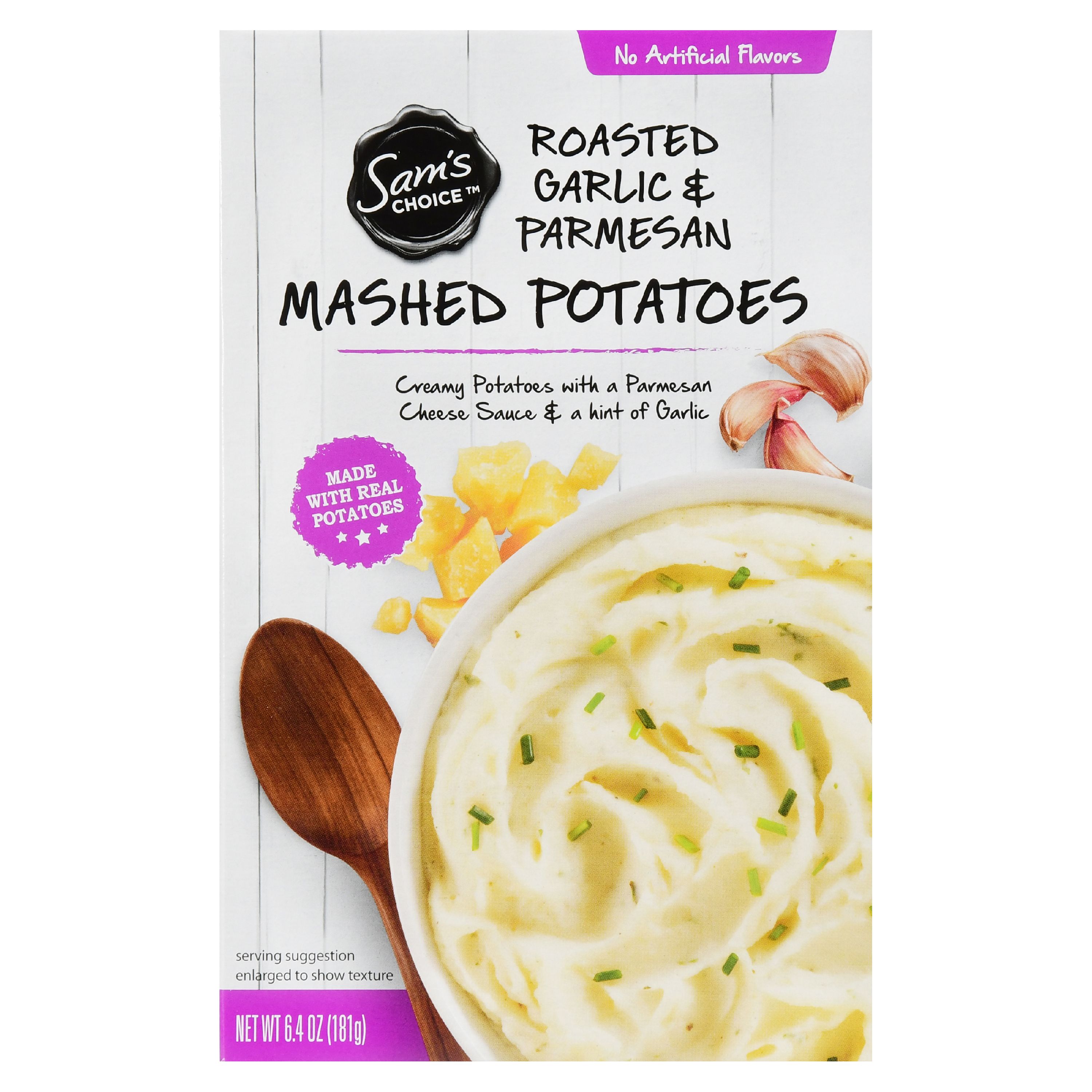 Sam's Choice Roasted Garlic & Parmesan Mashed Potatoes, 6.4 oz