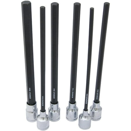 

Bondhus Set Of Six 6 In. Metric Socket Bits With Sockets