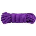 thumbnail image 5 of Casewin Twisted Cotton Rope – Natural Cotton Fiber Cord – Durable Versatile Utility Rope – Boating, Camping, Crafting, Binding, Décor, Recreation – Purple Color, 5 of 7