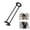 5 in 1, variant on Basin Wrench, Multifunctional Four-jaw Hex Wrench for Under Sink & Tub Drain, Heavy Duty Sink & Faucet Tool for Tight Spaces Kitchen & Bathroom, 6 in 1