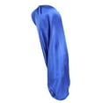 thumbnail image 5 of Satin Sleep Hair Bonnet, Long Hair Wrap for Braids, Elastic Hair Cap, Hair Protection Sleep Cap for All-Night, Fade-Preventing Satin Bonnet, Comfortable Hair Care Cap for Long Hair & Braids(H), 5 of 7