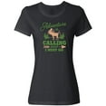 thumbnail image 3 of Inktastic Vintage Adventure is Calling and I Must Go with Moose Women's T-Shirt, 3 of 5