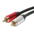 thumbnail image 3 of fankhu RCA 1 Female to 2 Male Adapter Audio Y Splitter Cable Amplifier Subwoofer, 3 of 9