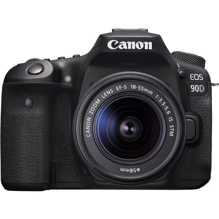 【良品】Canon EOS 90D Canon EOS 90D DSLR Camera with 3 Lenses, 128GB Memory, Extra