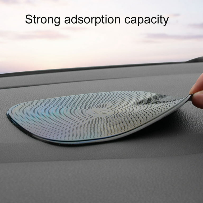 Walbest 1 Pack Removable Silicone Sticky Anti-Slip Gel Pads Magic Gel Mat  Stick to Car Dashboard Glass Mirrors Metal Tile Wall Kitchen Cell Phone