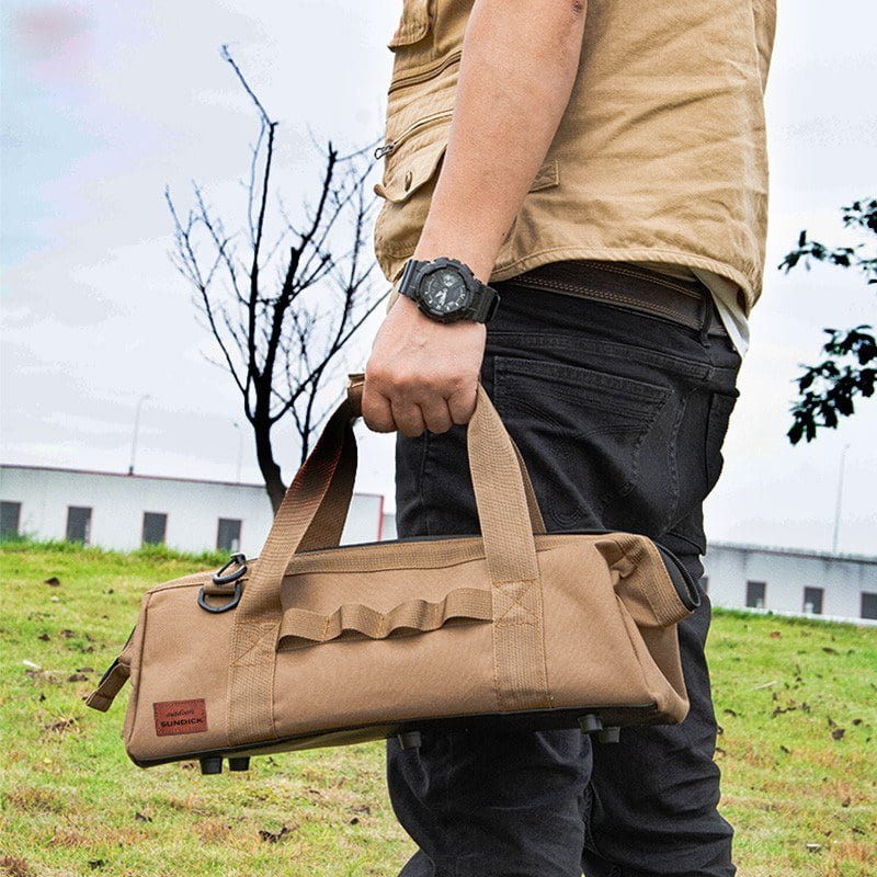 Large Capacity Water Resistant Camping Tool Bag with Sturdy Base