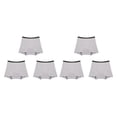 thumbnail image 4 of Minnieouse 3 piezas 4 capas mujeres período menstrual ropa interior viaje a prueba de fugas ropa interior femenina transpirable bragas accesorio Gris XS 2Conjunto, 4 of 6