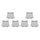 thumbnail image 3 of Minnieouse 3 piezas de ropa interior de mujer de 4 capas, ropa interior portátil a prueba de fugas para mujer, accesorio de lencería Gris L 2Conjunto, 3 of 6