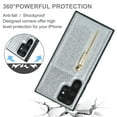 thumbnail image 5 of Nalacover Zipper Wallet Case for Samsung Galaxy S22 Ultra with Card Slots Holder Magnetic Kickstand, 2 in 1 Design Luxury Shining PU Leather Shockproof Anti-Scratch Cover for Galaxy S22 Ultra,Silver, 5 of 11