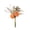 Orange, variant on Artificial Rose Small Handtied Bouquet Faux Flower Arrangement For Wedding Table Centerpiece Boho Decor Pink 1 Pack