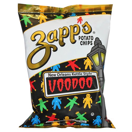 Zapp S New Orleans Kettle Style Potato Chips Voodoo 2 625 Oz Case Of 10 Walmart Com Walmart Com