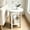 White, variant on NOVOYOW Solid Wood 2-Tier Small Round Side Table for Living Room, Bedroom