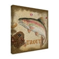 thumbnail image 2 of Trademark Fine Art 'Trout Beige' Canvas Art by Jean Plout, 2 of 3