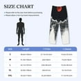 thumbnail image 4 of Sigee Abstract Red Sun Design print Men's Pajama Pants Lounge Sleep Bottoms with Elastic Waistband and Pockets-XX-Large, 4 of 6