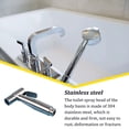 thumbnail image 4 of pitrice 2 Modes Bidet Nozzle Toilet Sprayer Flusher Heat-Resistant Handy Handheld Booster High Pressure Faucet Angle Valve Single Spray 1Set, 4 of 6