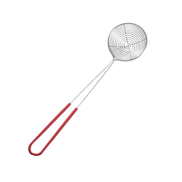 Hot Strainer Spoons Slotted For Pearls Stainless Steel Strainer With Handle Wire Mesh Colander For Cooking
