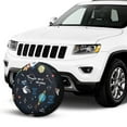 thumbnail image 2 of Kdxio Space for Tire Cover Wheel Protectors Tyre Covers Weatherproof Wheel Covers Universal Fit for Trailer Rv SUV Truck Camper Travel Trailers 15 inch, 2 of 8