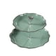 thumbnail image 3 of Soporte para tartas y cestas de frutas, soporte multifuncional para alimentos, ideal para postres, pasteles y fiestas. L 2 niveles verde, 3 of 9
