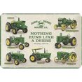 thumbnail image 1 of Placa Metal John Deere Farm Machine Arte Pintura Hierro Rectangular 30x20cm Verde, 1 of 9