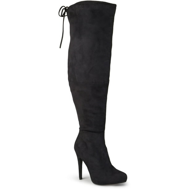 Womens Wide Calf High Heel Over-the-knee Boots - Walmart.com