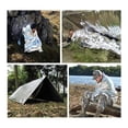 thumbnail image 3 of 10 Pcs Emergency Mylar Thermal Blankets for,Camping Hiking First Aid Survival, 3 of 10