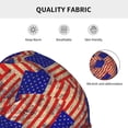 thumbnail image 5 of Gaeub Vintage USA Flag Knit Cuffed Beanie Top Level Beanie Men Women Winter Knit Caps Soft Ski Hat, 5 of 7
