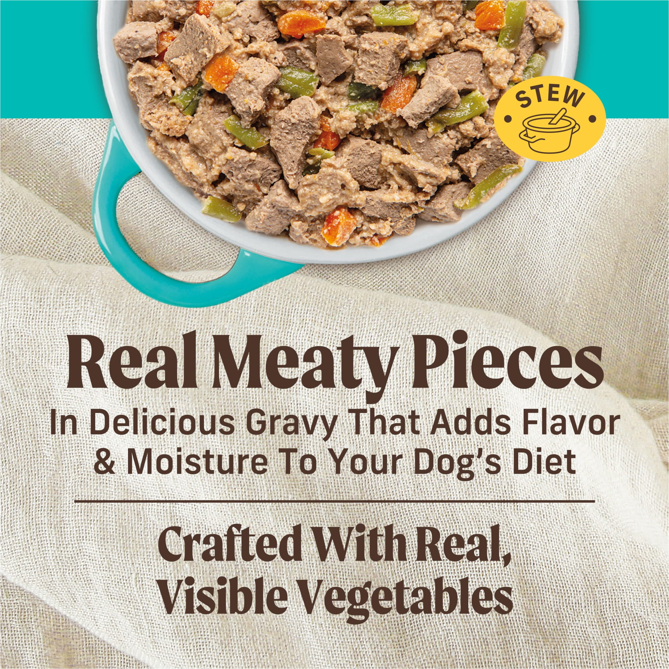 Merrick Grain Free Wet Dog Food for Adults, Turducken & Veggies in Gravy, 12.7 oz Cans (12 Pack)