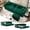 Green + Velvet + 3 Seat, variant on 3-in-1 King Size Chesterfield Sofa Bed - 89"W Pull-Out Convertible Sleeper, 3-Seater Velvet Tufted Sofa with Chaise Lounge & Movable Ottoman