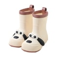 thumbnail image 3 of Otqutp Cute Cartoon Dog Kids Rain Boots Toddler Waterproof Rubber Mid Calf Rain Shoes Non Slip Thick Sole Water Shoes for Boys Girls, 3 of 6