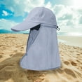 thumbnail image 6 of Under $1 PEONAVET Sun Hat 3 Ways To Wear Sunscreen Hat Men's and Women's Hiking and Fishing-drying Fisherman's Hat Outdoor Baseball with Shawl, 6 of 8
