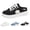 Black, variant on Women's Canvas Slip on Sneakers Comfortable Casual Mules Fashion Backless Loafers Lightweight Breathable Closed Toe Walking Shoes for Summer Black