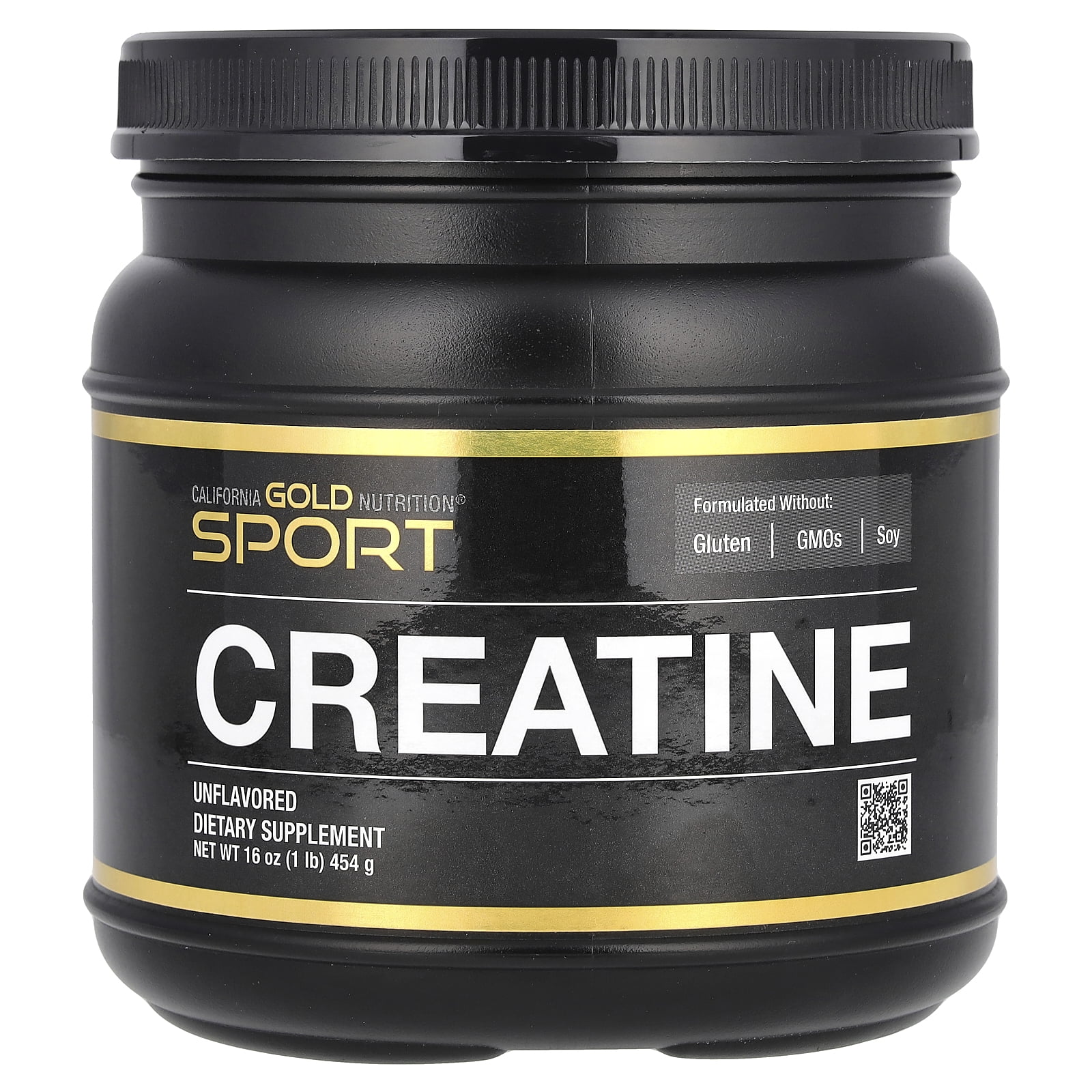 California Gold Nutrition Sport, Creatine Monohydrate, Unflavored, 1 lb (454 g)