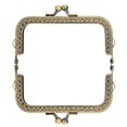 thumbnail image 2 of Accesorios De Bolso De Bricolaje Suministros De Costura A Medida 2 Uds Asa De Bolso DIY Marco De Monedero Cuadrado De Bronce Verde Asa De Bolso De Metal En Relieve 10 5 Cm ANGGREK Arte y Manualidades, 2 of 8