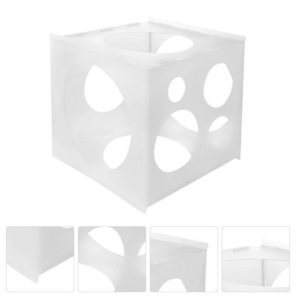 1pc Plastic Balloon Size Measuring Box with 11 Holes, Balloon Size Measurement Tool for Party Decorations