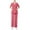 #01Watermelon Red Scrubs for Women Set, variant on yoeyez Scrubs for Women Plus Size 4X Stretch,Women Stretchy V-Neck Scrub Tops anddrawstring Cargo Pants With Multi Pocket for Nurse Workwear Hot Pink
