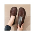 thumbnail image 4 of Frontwalk Ladies Flat Shoes Round Toe Loafers Comfort Flats Work Fashion Casual Womens Slip On Dress Shoe Brown 9.5, 4 of 5
