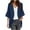 Navy, variant on Turilly Womens Jackets Ladies Women's Solid Three Quarter Sleeve Kimono Cardigan Loose Chiffon Cover Up Casual Blouse Tops