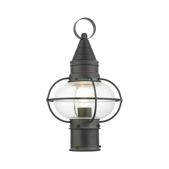 Livex Lighting - Newburyport - 1 Light Outdoor Post Top Lantern in Bohemian