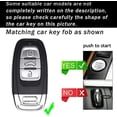 thumbnail image 2 of Key Fob Cover Compatible with Fit for Audi A4 A3 Q3 Q5 Q7 TT TTS RS3 S4 S3 A1 S6 RS4 RS6 Q2L ABS Smart Remote Key Case Keychain Case Holder Protector,1, 2 of 9