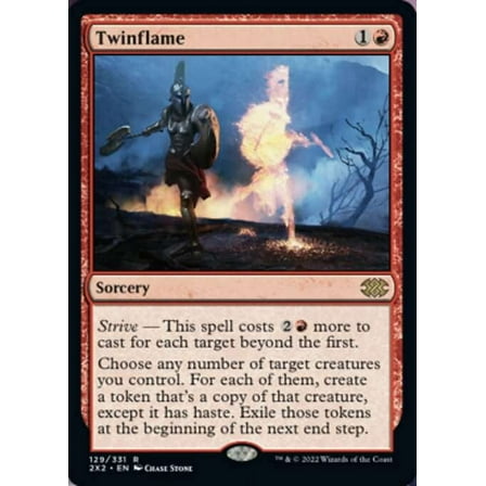 MtG Double Masters 2022 Rare Twinflame (FOIL) #129