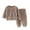 Khaki, variant on Esaierr Kids Toddler Baby Boys Girls Pajamas Outfits 2 Piece Fleece Pajamas Pj Set ,12M-8Y Kid Casual Loungewear Newborn Long Sleeved Thickened Sleepwear Set Outfit