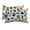 Blue Brown, variant on Blue Dog Paw Print Outdoor Pillows for Chaise Lounge Chair Beach Headrest Pillow Set of 2 Waterproof Lumbar Pillows with Insert Vintage Farmhouse Rustic Wooden Grain Pillow for Patio Pool 12"x20"